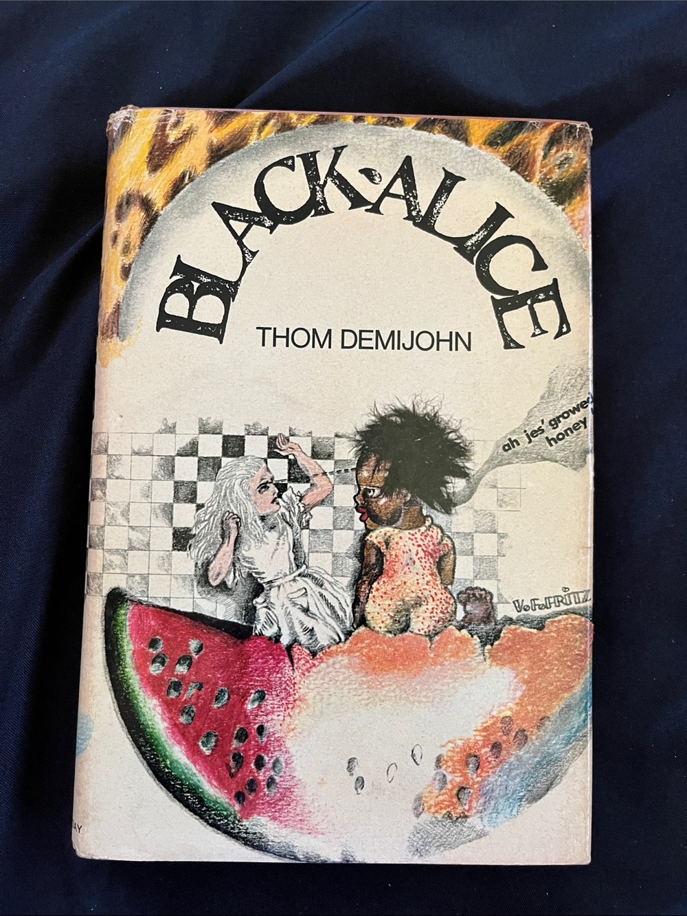 Black Alice by Thom Demijohn Vtg 1968 Hardcover Book Club Edition W/Dust Jacket